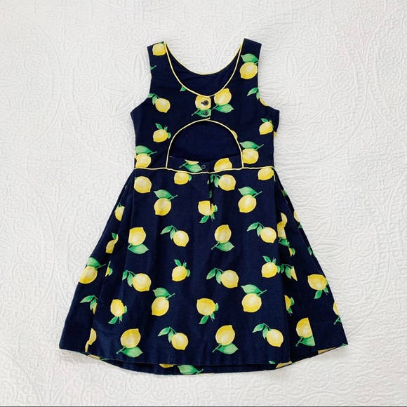 Janie and Jack Lemon Dress - Picture 2 of 4